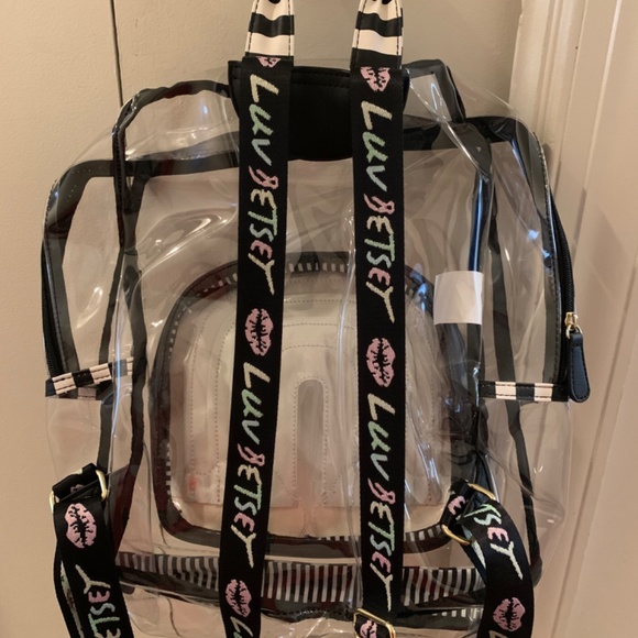 Betsey Johnson rainbow backpack